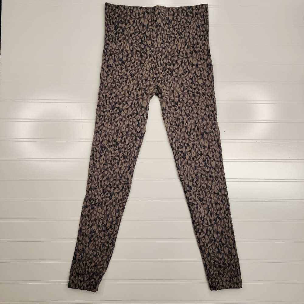 Spanx Leopard Printed High Rise Leggings Tights Women’s Size XS